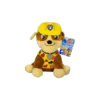 Paw patrol Rubble knuffel 25cm met hartjes outfit-Nickelodeon