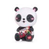 Panda knuffel met noodles 24cm zwart wit Kawaii Japanse knuffel