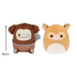Squishmallows Bigfoot Benny + Zaine Tarsier 30cm - Set van 2 - Afmetingen
