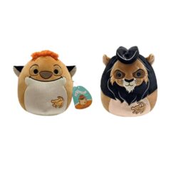 Squishmallows lion king Timon + Scar 20cm - set van 2